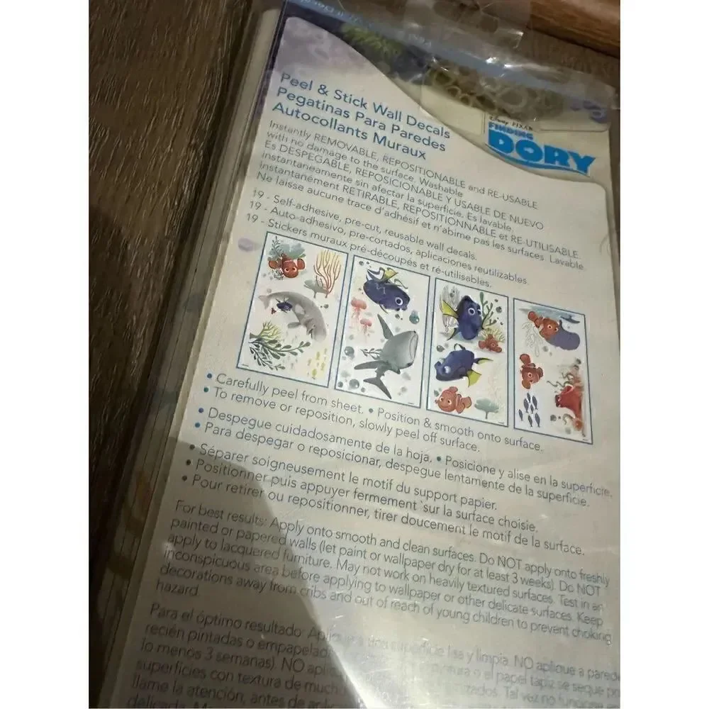 Finding Dory Disney Baby Nursery Decals  Removeable New Open